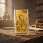 Biggest Gold Deal Of 2025 - 24K Yellow Gold (99.99% Purity) Elephant Pattern Foil