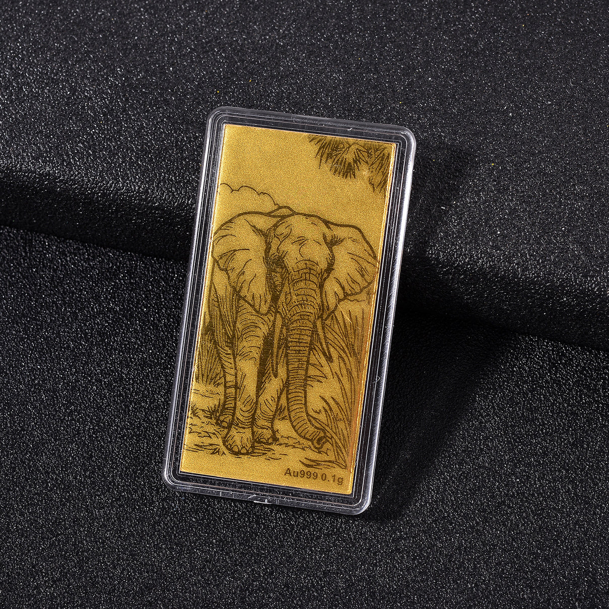 24K Yellow Gold (99.99% Purity) Elephant Pattern 7995983 3