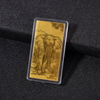 Biggest Gold Deal Of 2025 - 24K Yellow Gold (99.99% Purity) Elephant Pattern Foil