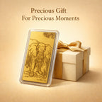 Biggest Gold Deal Of 2025 - 24K Yellow Gold (99.99% Purity) Elephant Pattern Foil
