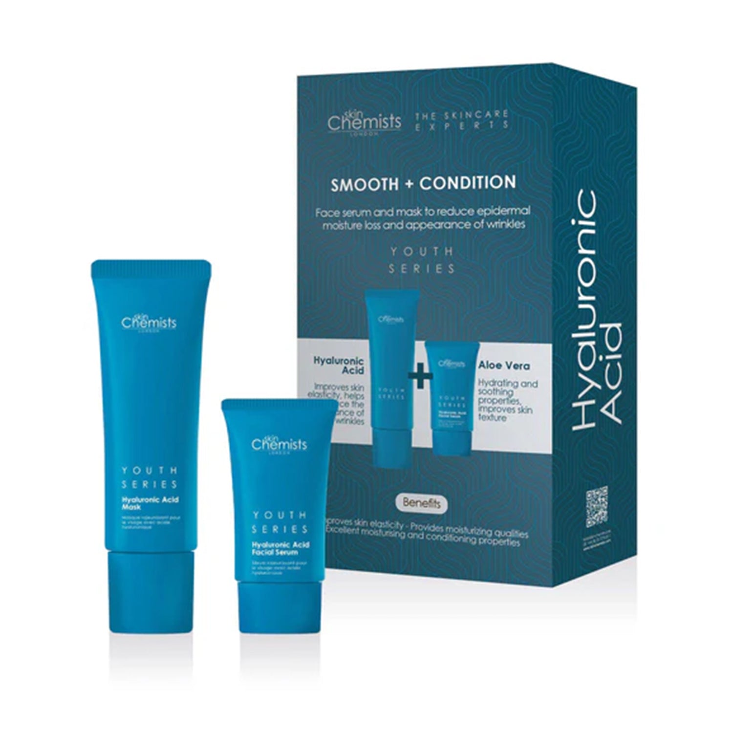 SkinChemists Youth Series Hyaluronic Acid Mask and Facial Serum Gift Set 7996620 0