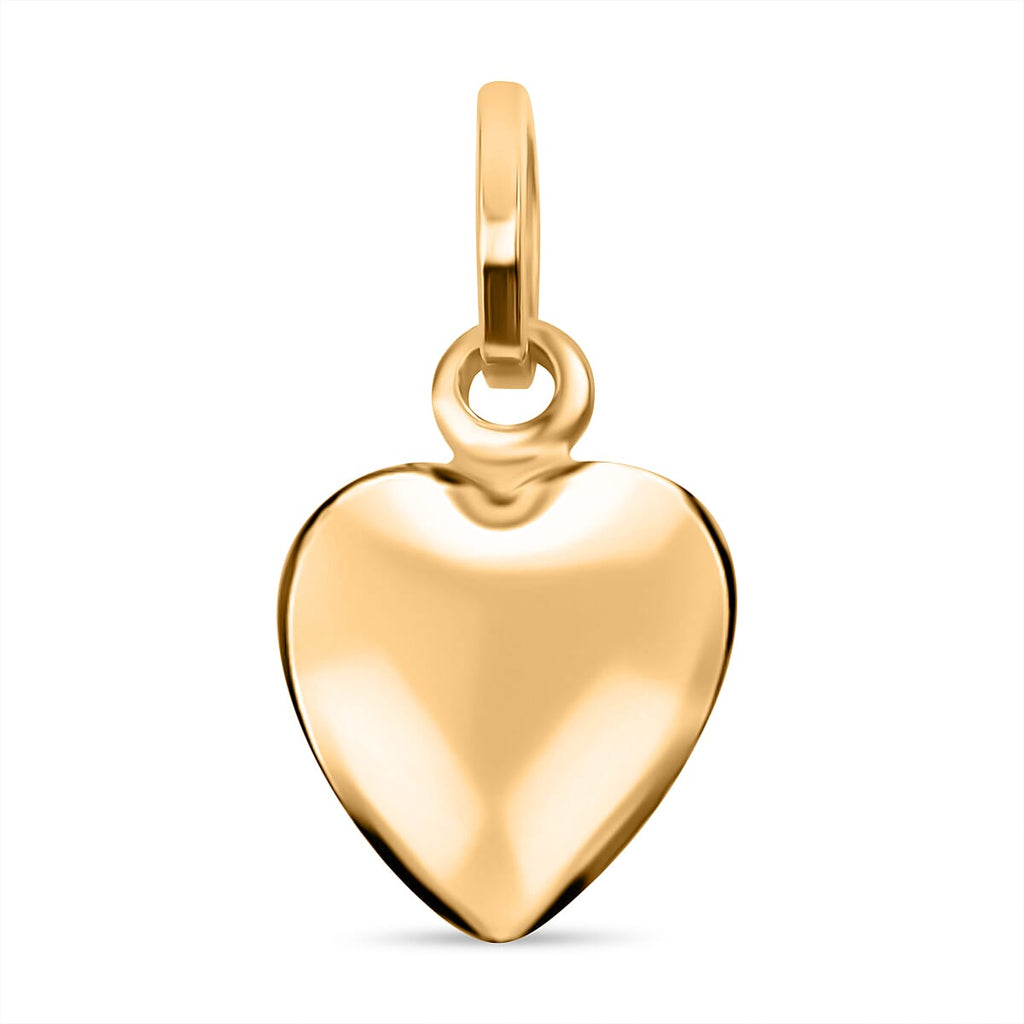9K Yellow Gold Heart Pendant
