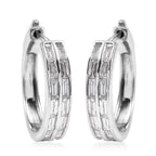 Luxuriant Diamond - Lab Grown Diamond (I1-G-H)  Earring With Clasp Sterling Silver 1.26 Ct.