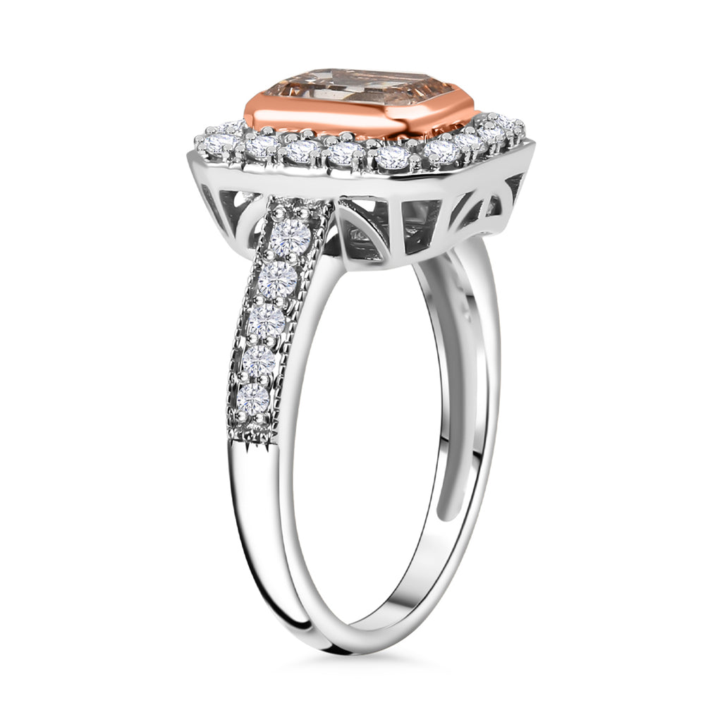 Luxuriant - 14K White & Rose Gold (VS/SI) Pink & White Lab Grown Diamond (I1/GH) Ring 2.74 Ct._7998707_4