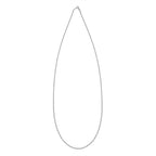 Mariner Link Chain (Size - 24) With Lobster Clasp in Rhodium Overlay Sterling Silver