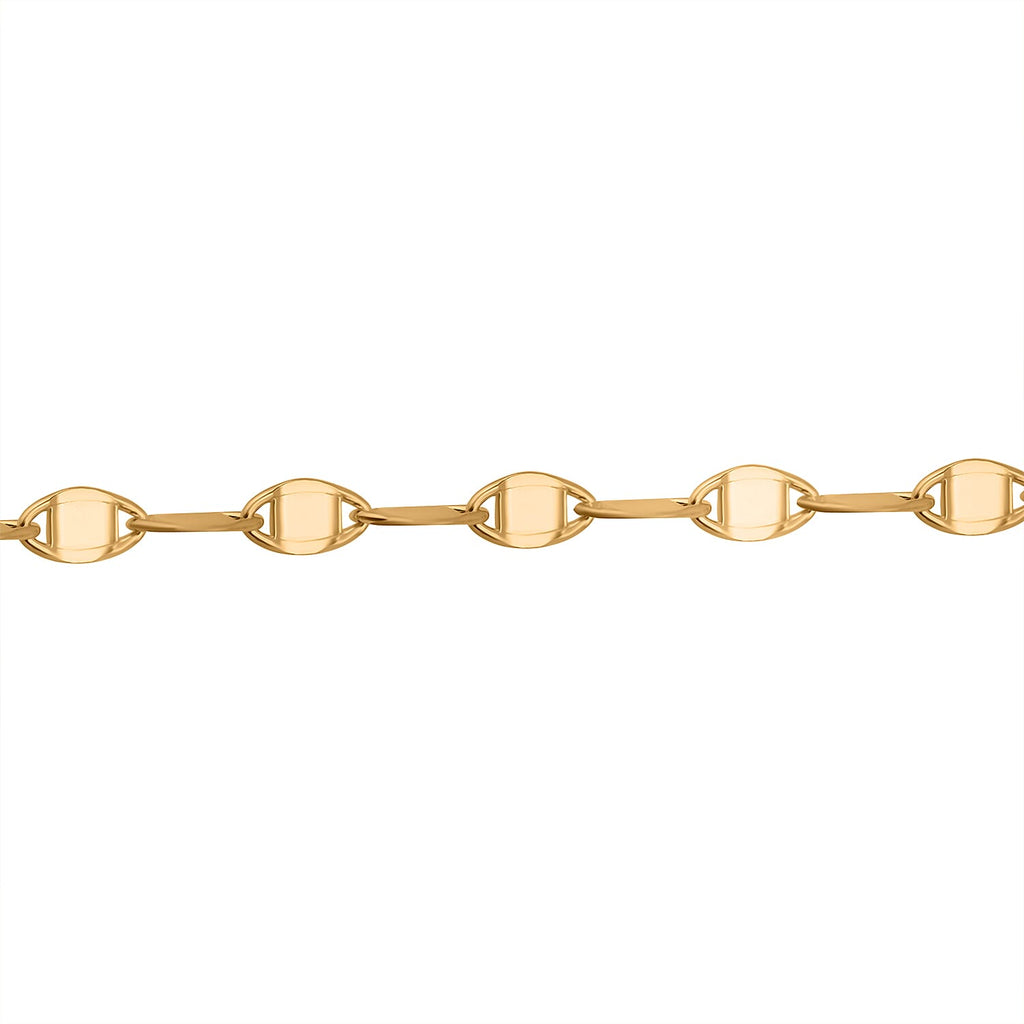 Gold Overlay Sterling Silver Chain (Size - 24) With Lobster Clasp, Gold Wt. 3.00 Gms