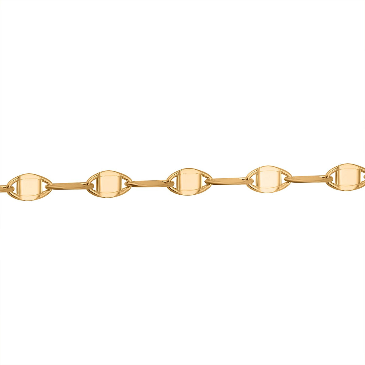 Gold Overlay Sterling Silver Chain (Size - 24) With Lobster Clasp, Gold Wt. 3.00 Gms 7998902 1