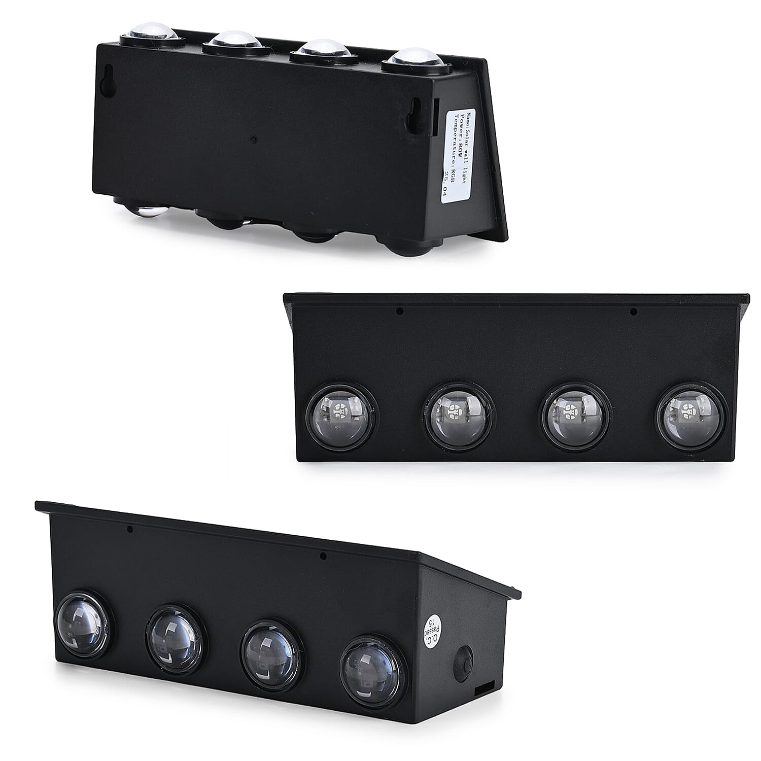8-LED Outdoor Solar Light - IP65 Waterproof with Warm White &amp; Neutral Light - Courtyard &amp; Roadside Use 8093910 6