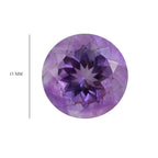 Moroccan Amethyst  Round 13.0mm -8.15 Ct