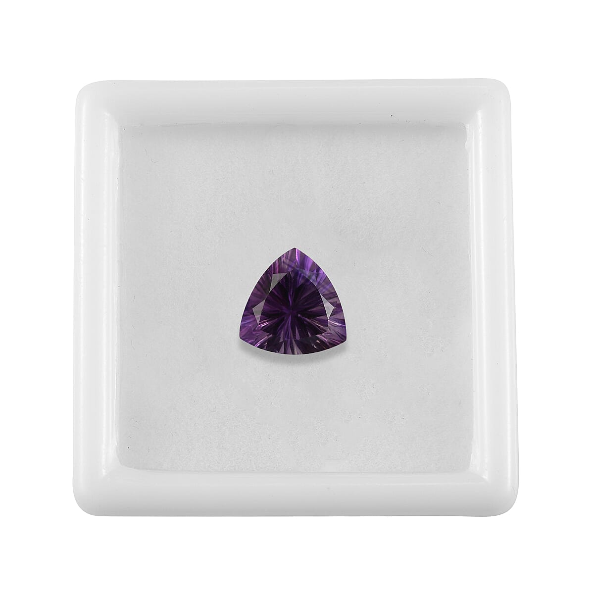 8.40 Ct. Loose Mashamba Amethyst AA Grade TRILLION 14 mm 6268122 3