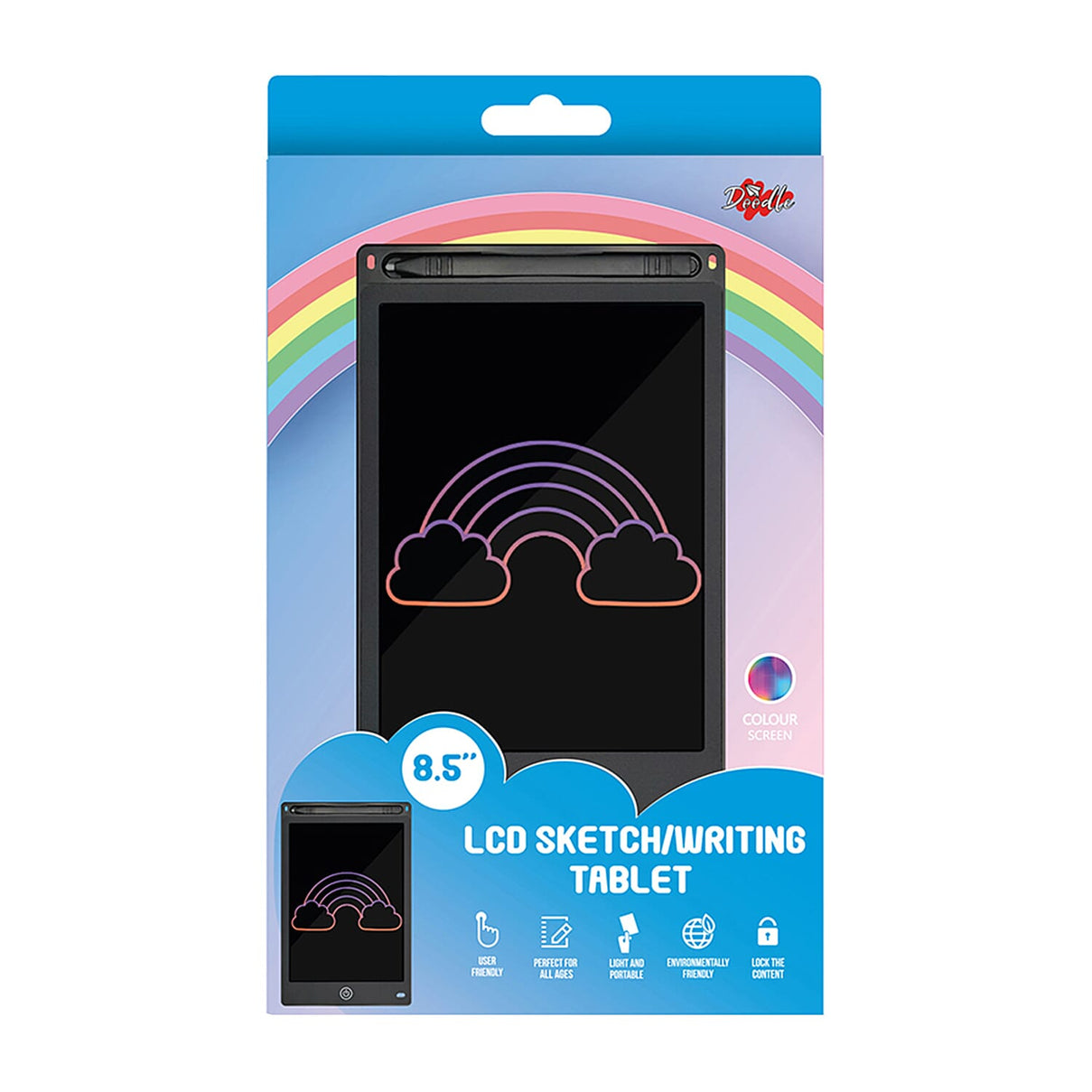 8.5 Inches LCD Screen Writing Tablet - Black 8920644 0