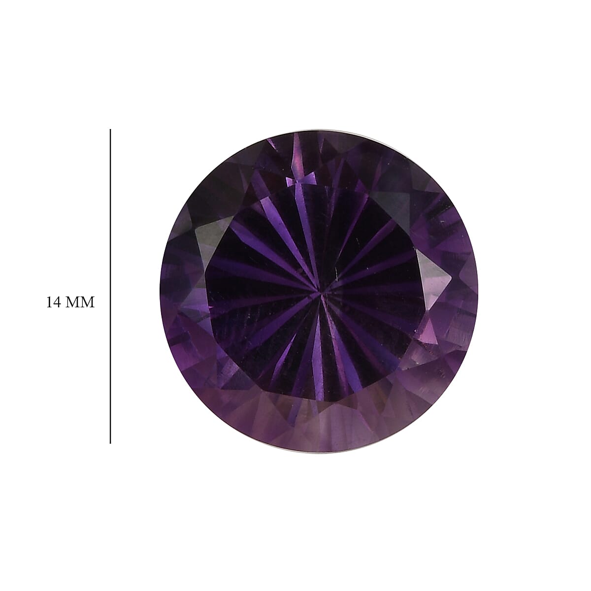 8.70 Ct. Loose Mashamba Amethyst AA Grade ROUND 14 mm 6268115 4