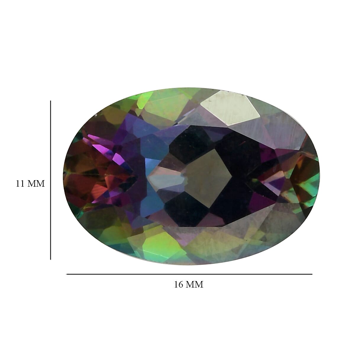 8.79 Ct. Loose Mystic Topaz A Grade OVAL 16x11 mm 6268154 4