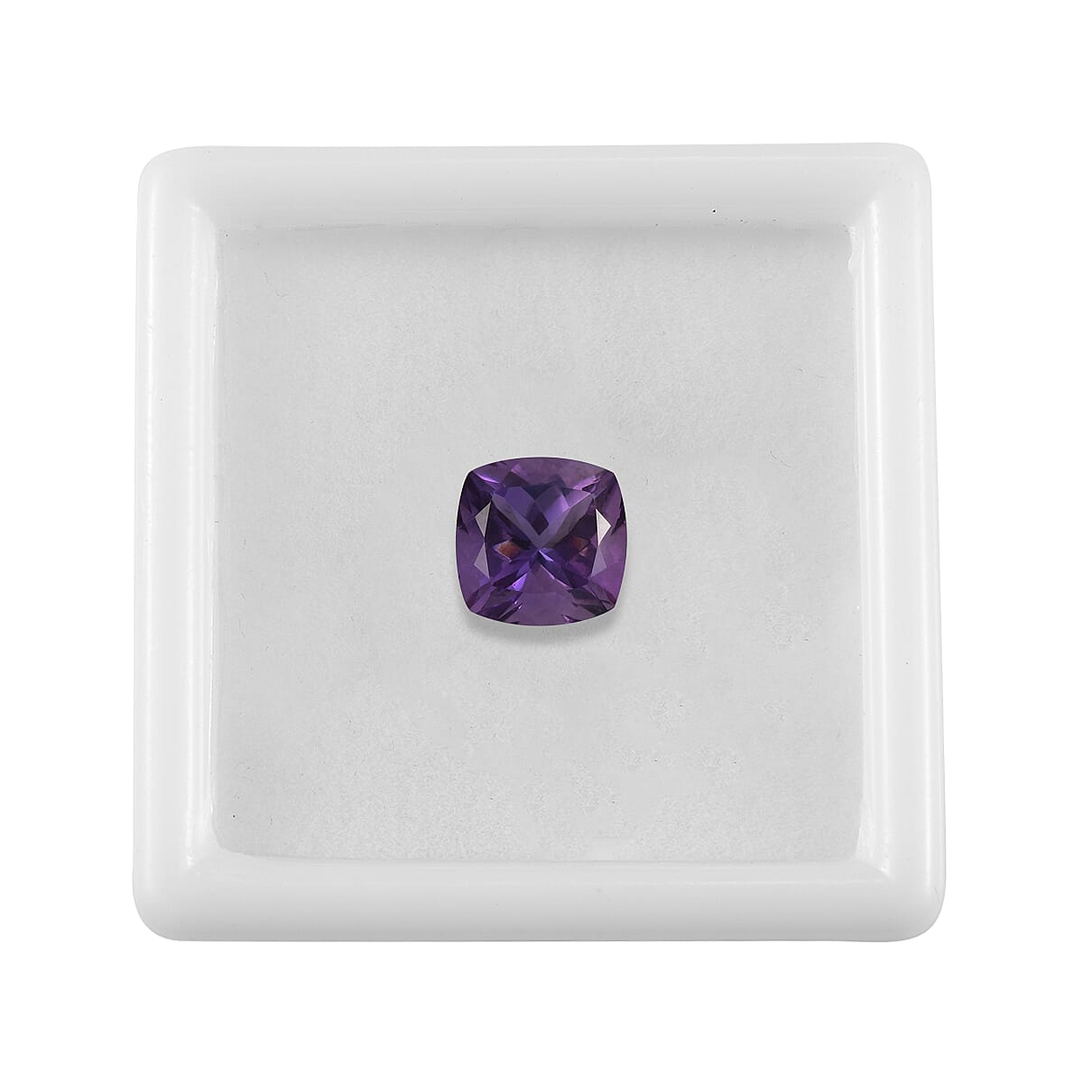 8.90 Ct. Loose Mashamba Amethyst AA Grade CUSHION 13x13 mm 6268076 3