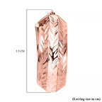 NY Close Out Rose Gold Plated Sterling Silver Earring With Clasp