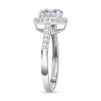 Luxuriant Diamond 950 Platinum (VS/G-H) Lab Grown Diamond Halo Ring 2.00 Ct._8015934_3