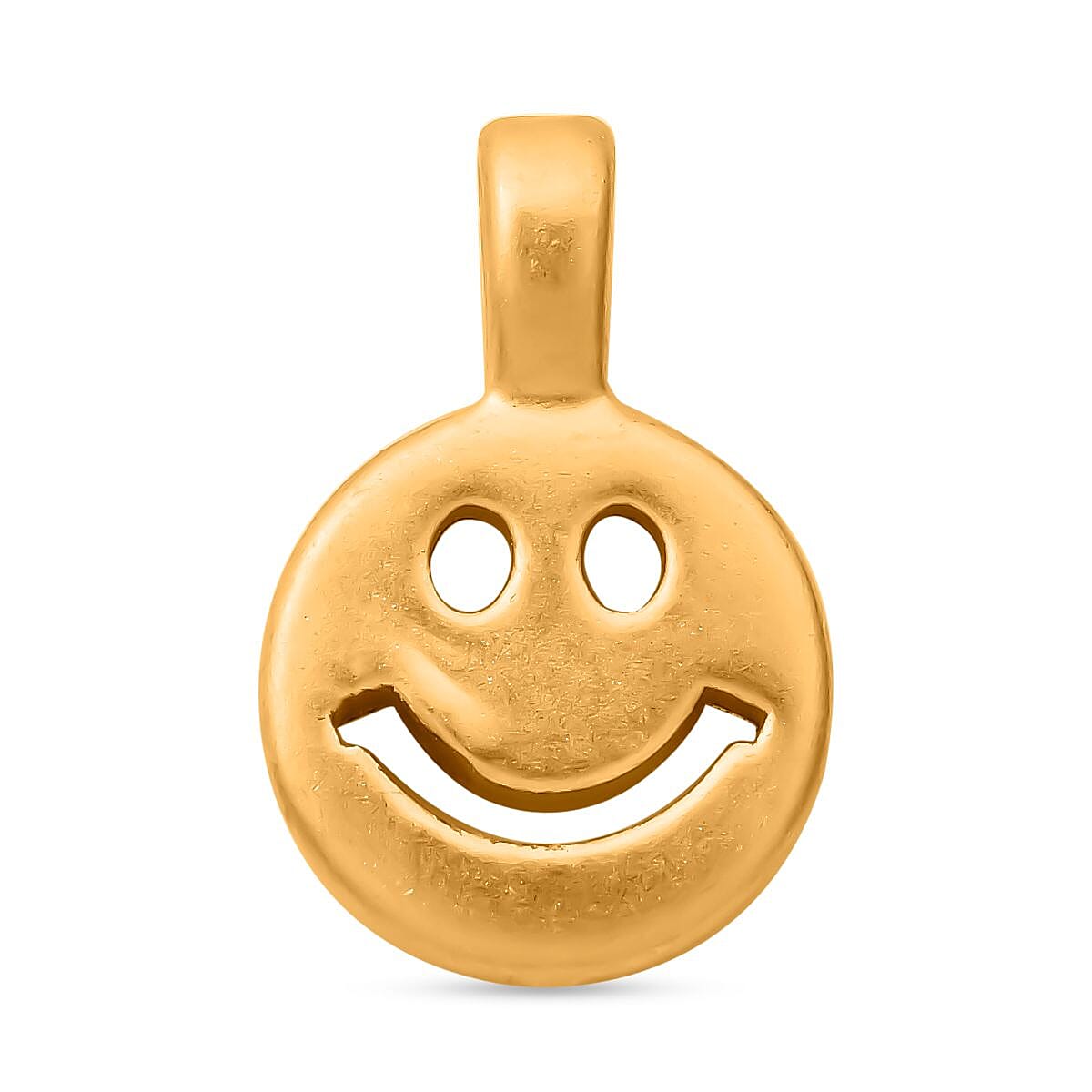 First Time Ever - Designer Inspired 24K Yellow Gold Smiley Pendant (99.9% purity) 8015946 0
