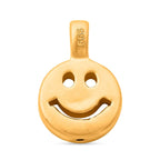 First Time Ever - Designer Inspired 24K Yellow Gold Smiley Pendant (99.9% purity)