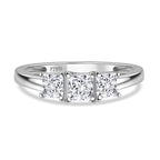 First Time Ever - Luxuriant Diamond 950 Platinum SGL Certified Princess Cut Lab Grown Diamond (VS-E-F) Ring 1.00 Ct.