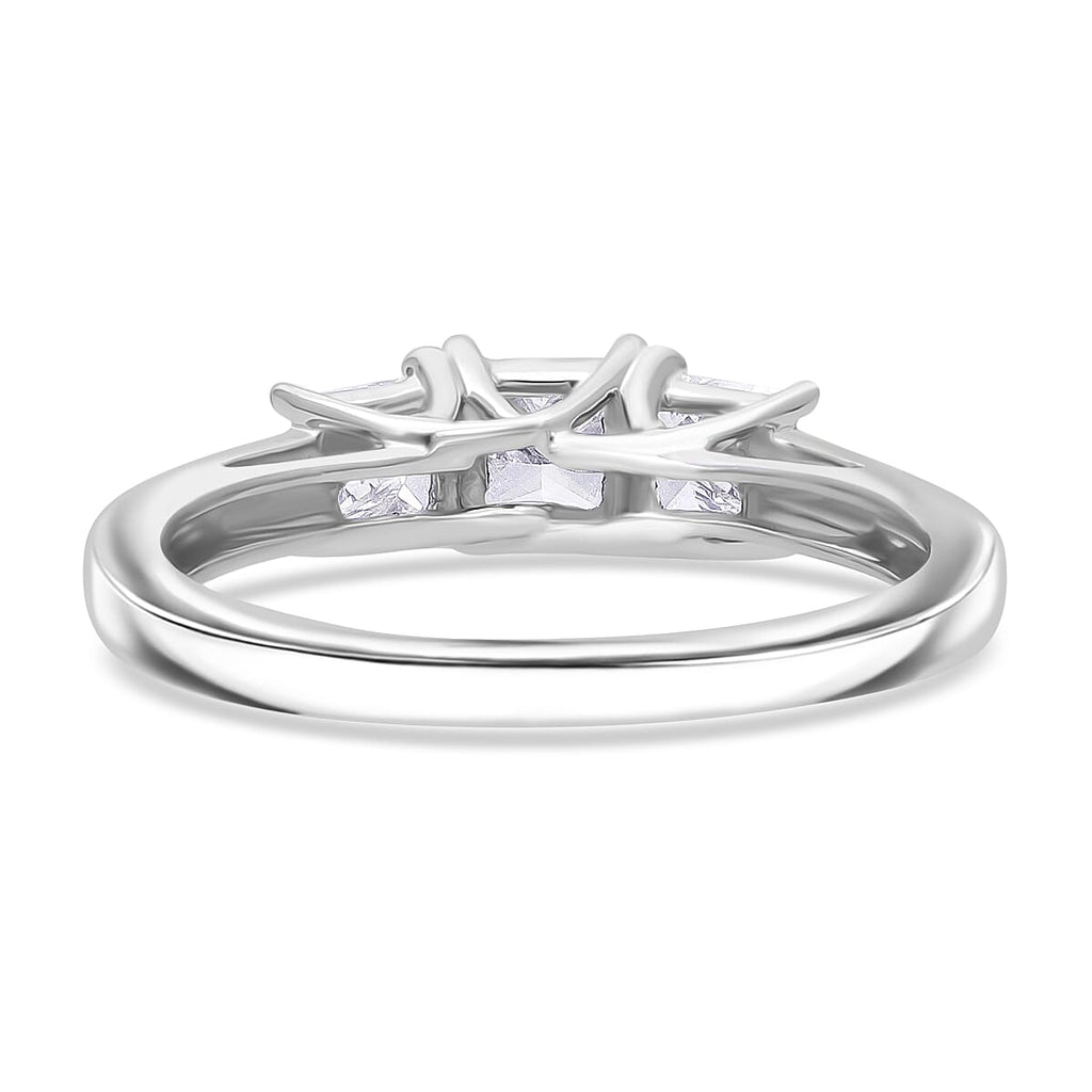 First Time Ever - Luxuriant Diamond 950 Platinum SGL Certified Princess Cut Lab Grown Diamond (VS-E-F) Ring 1.00 Ct.