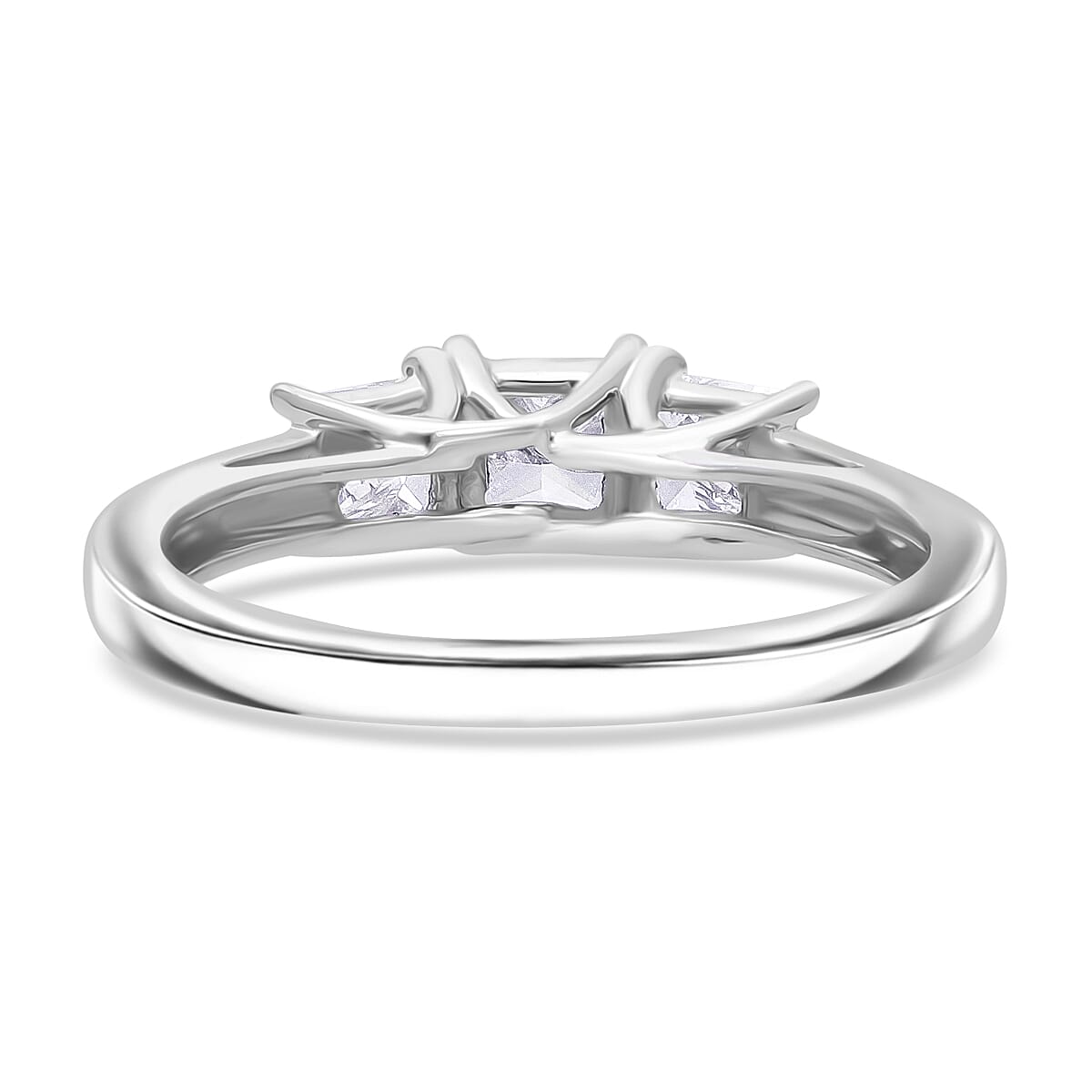 LUXURIANT  1.00 Ct. Lab Grown Diamond SGL Certified Ring in 950 Platinum (VS/E-F) 8016430 4