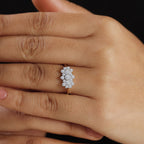 Luxuriant Diamond 9K Yellow Gold SGL Certified Lab Grown Diamond (VS-G/H) Boat Ring 1.00 Ct._8018652_2