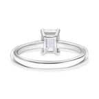 Luxuriant Diamond - 950 Platinum SGL Certified (VS/G-H) Lab Grown Diamond Emerald Ring 1.00 Ct_8018847_3