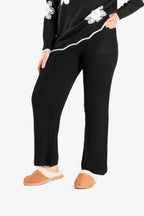 Straight Fit Knitted Trouser (Size 10 to 20) - Black_8018875_4