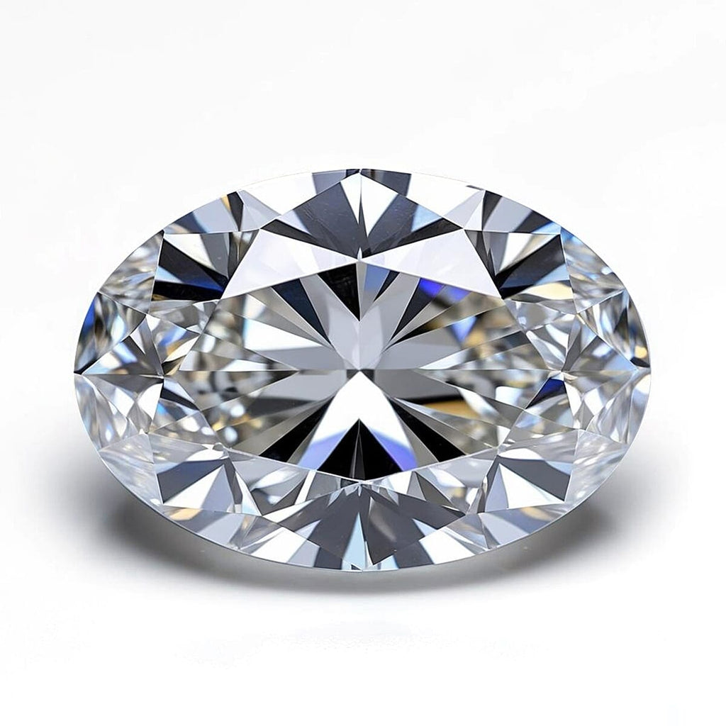 Lab Grown Diamond Oval 7.89x5.73 mm IGI Certified VS1-G Quality Diamond.