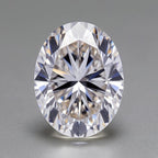 Lab Grown Diamond Oval 7.89x5.73 mm IGI Certified VS1-G Quality Diamond.