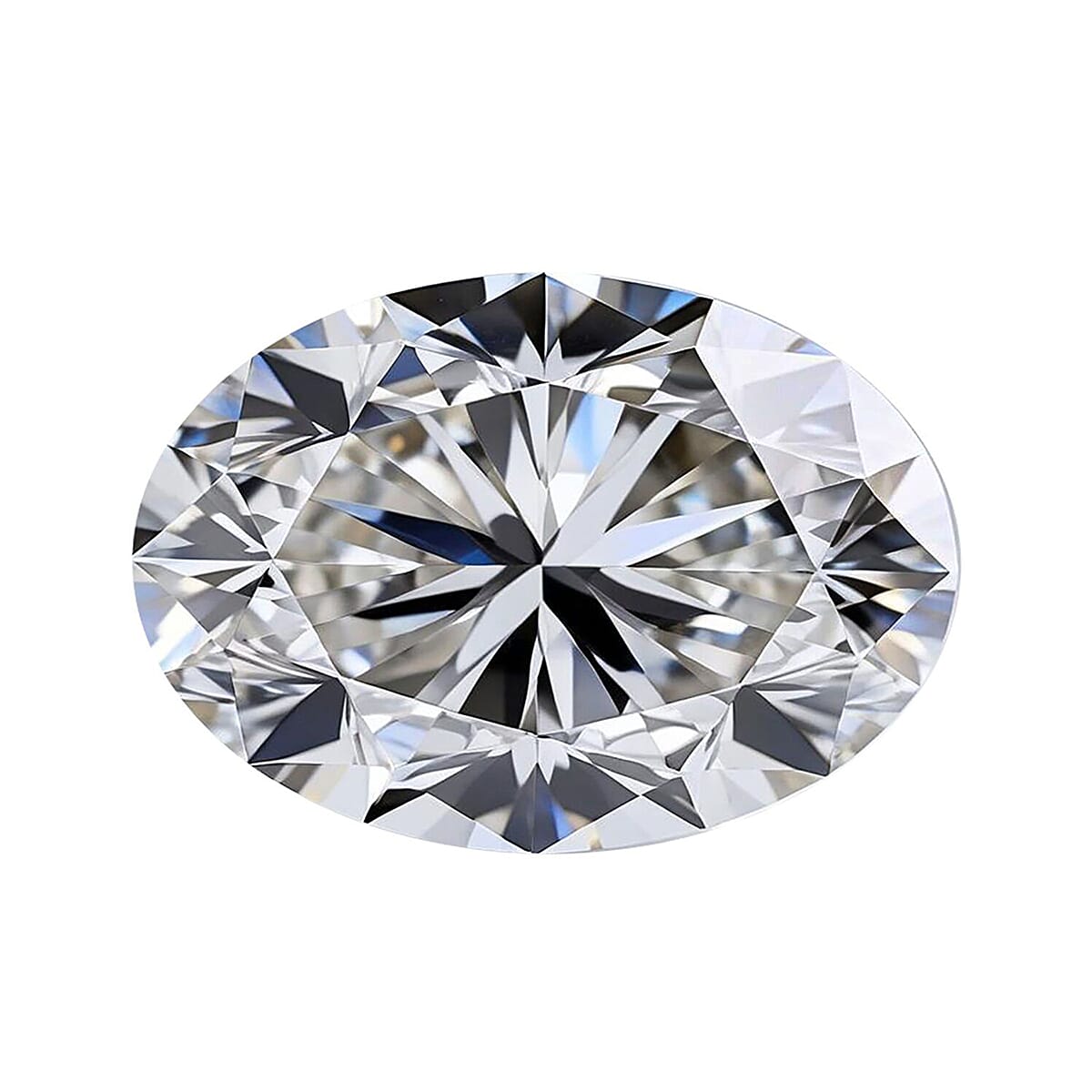 LUXURIANT 2 Ct. Loose Lab Grown Diamond in Oval Shape, IGI Certified (VS2-G) 8020253 0