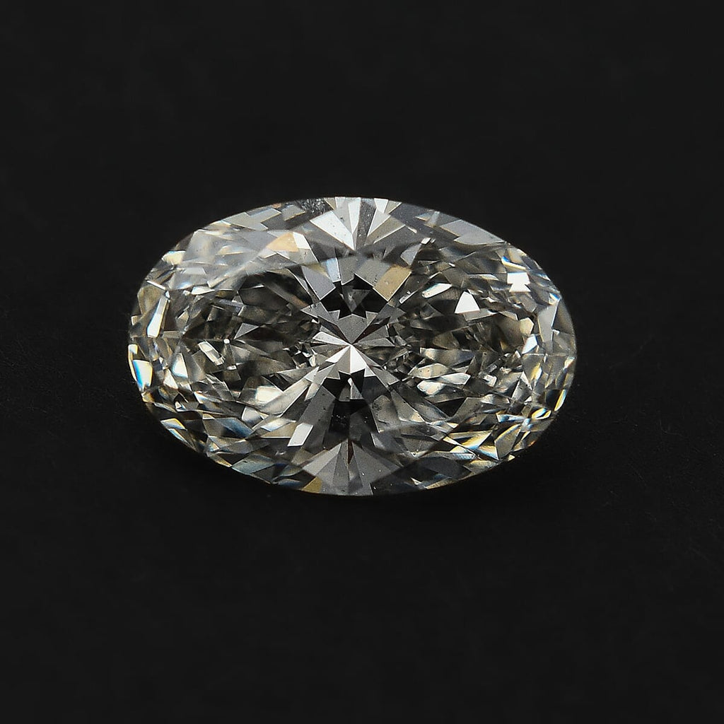 Lab Grown Diamond Oval 10.43x7.20 mm IGI Certified VS2-G Quality Diamond.