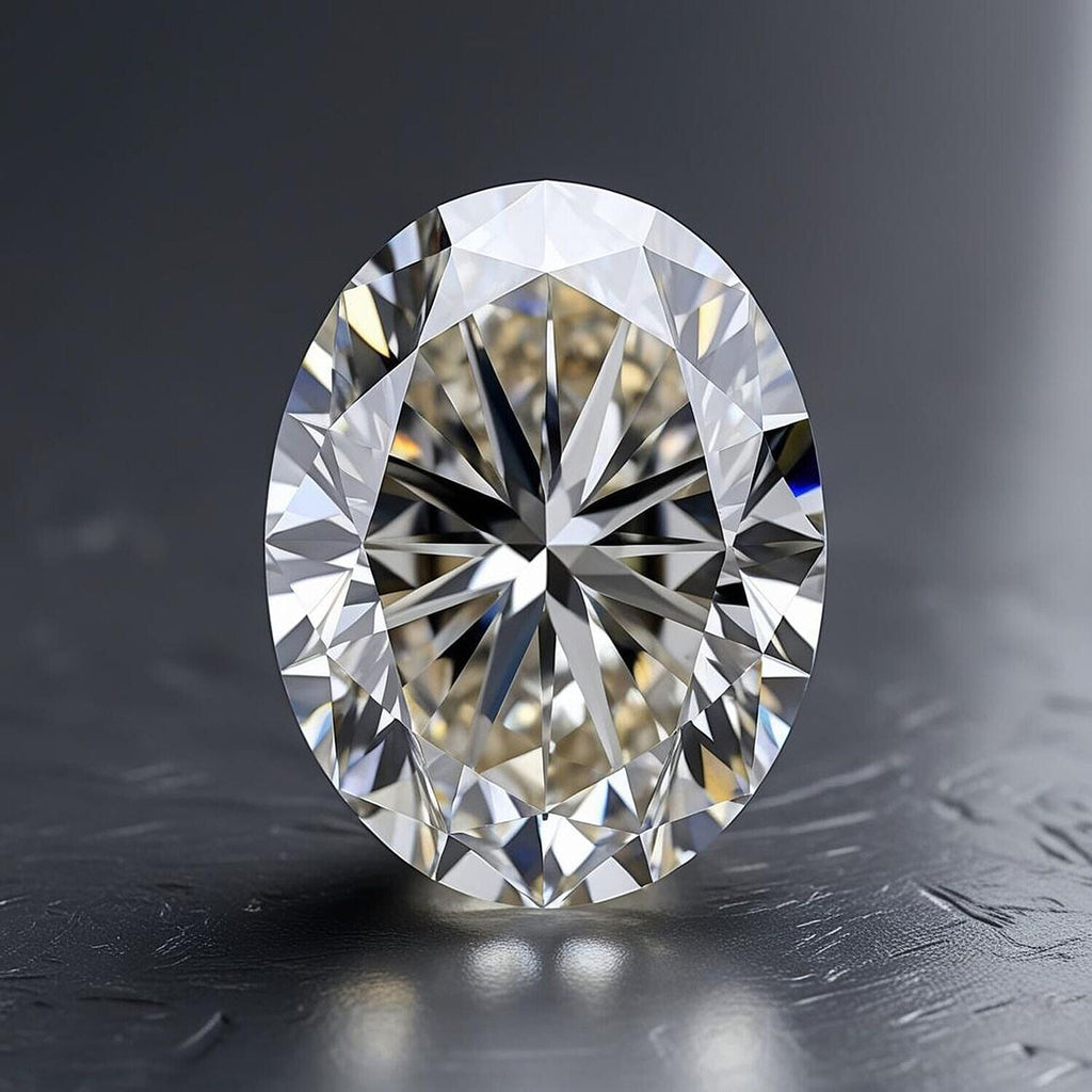Lab Grown Diamond Oval 10.43x7.20 mm IGI Certified VS2-G Quality Diamond.