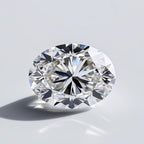 Lab Grown Diamond Oval 10.43x7.20 mm IGI Certified VS2-G Quality Diamond.
