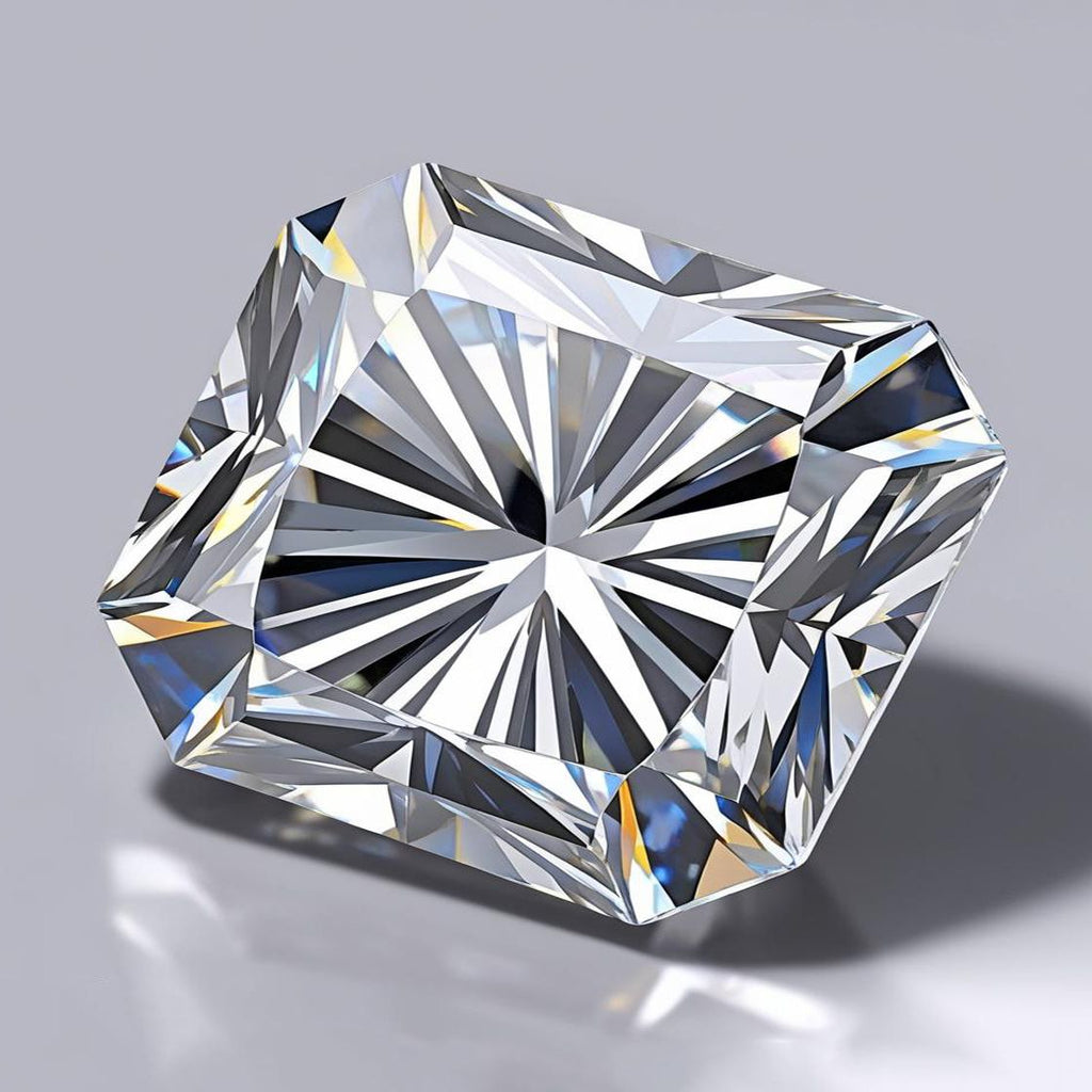 Lab Grown Diamond Emerald 10.08x6.83 mm IGI Certified VS2-G Quality Diamond.