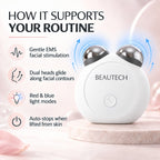 BEAUTECH - Mini EMS Facial Toning Device - Red & Blue Light Therapy & Type-C Rechargeable_8020573_5
