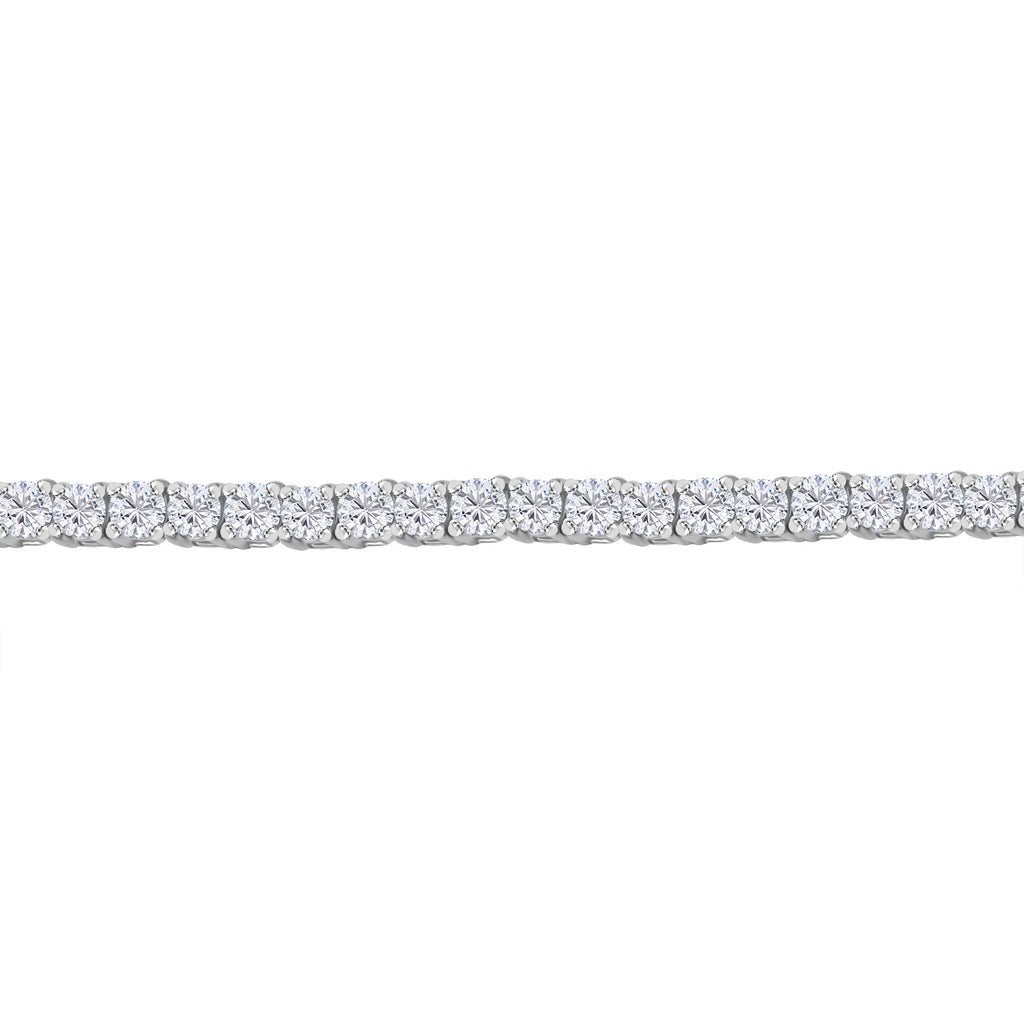 Luxuriant Diamond 14K White Gold (VS/GH) Lab Grown Diamond Necklace (Size - 17) 4.00 Ct, Gold wt. 8.00 Gms._8020787_3