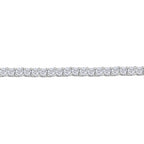 Luxuriant Diamond 14K White Gold (VS/GH) Lab Grown Diamond Necklace (Size - 17) 4.00 Ct, Gold wt. 8.00 Gms._8020787_3