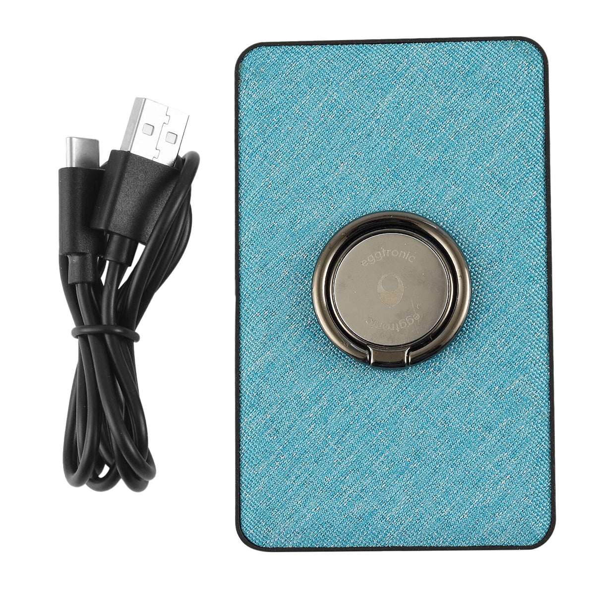 Eggtronic Wireless Power Ring with USB-C Fast Charging - 1,500mAh Power Bank with Holder Ring V32701603 0