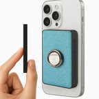 Wireless Power Ring Ultra-Fast 1,500mAh Slim Battery Pack With Phone ring Holder