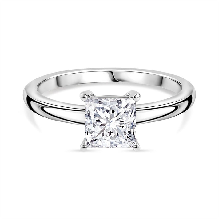 LUXURIANT 1 Ct. Lab Grown Diamond Solitaire Ring in 950 Platinum SGL Certified (VS-GH) 8021701 1