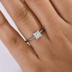 Luxuriant - 950 Platinum SGL Certified (VS-GH) Lab Grown Diamond Solitaire Ring 1.00 Ct._8021701_2