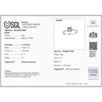 Luxuriant - 950 Platinum SGL Certified (VS-GH) Lab Grown Diamond Solitaire Ring 1.00 Ct._8021701_6