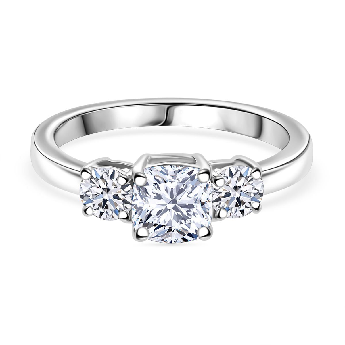 LUXURIANT 1.5 Ct. Lab Grown Diamond Ring 950 Platinum SGL Certified 8021734 0