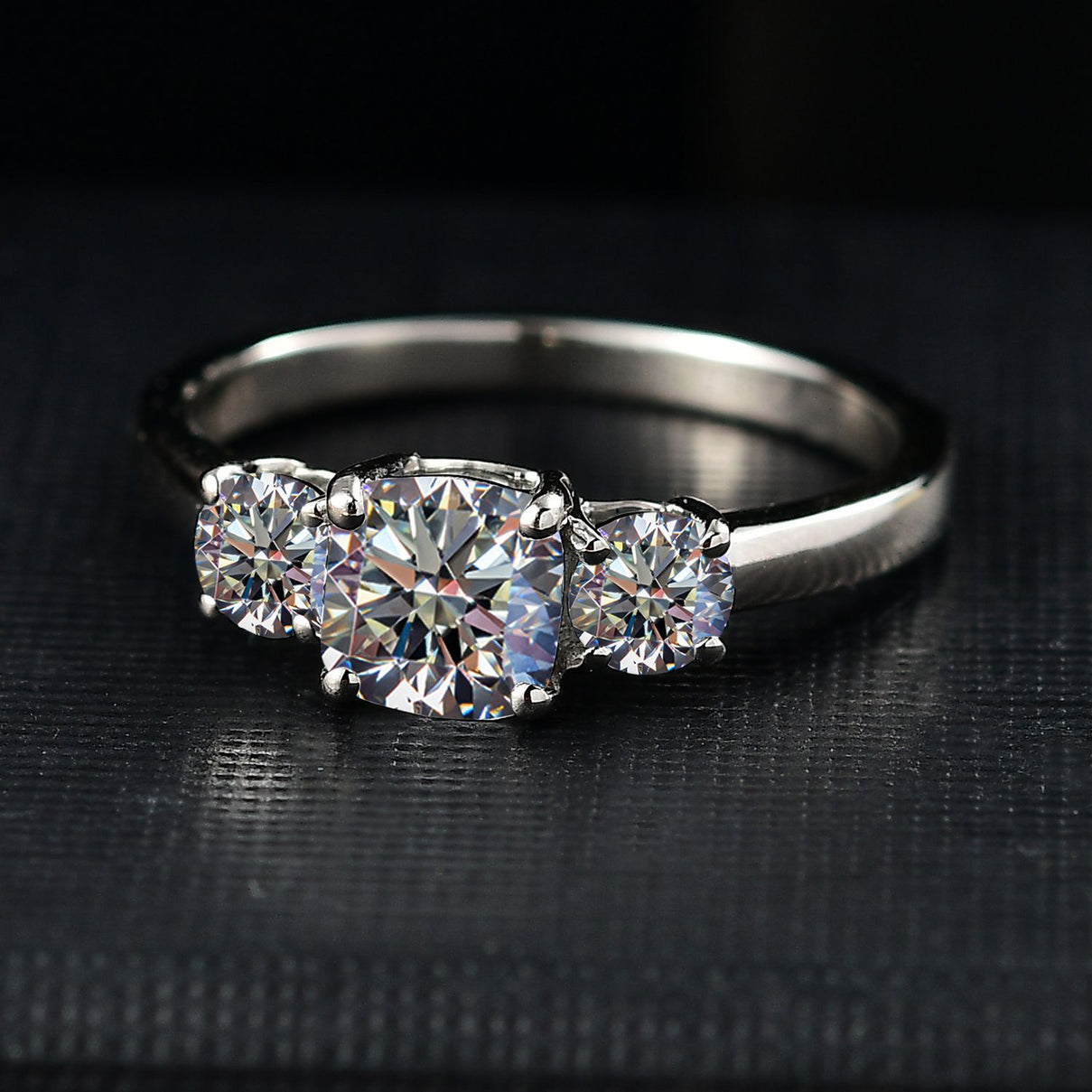 LUXURIANT 1.5 Ct. Lab Grown Diamond Ring 950 Platinum SGL Certified 8021734 2