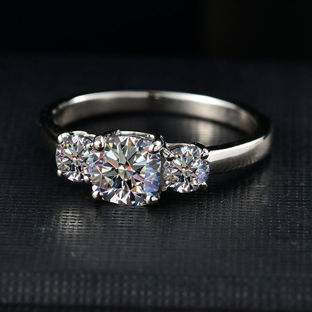 LUXURIANT 1.5 Ct. Lab Grown Diamond Ring 950 Platinum SGL Certified 8021734 2