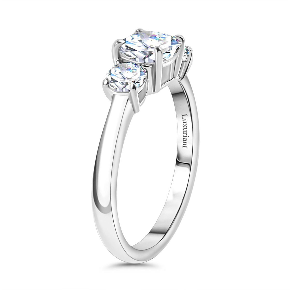LUXURIANT 1.5 Ct. Lab Grown Diamond Ring 950 Platinum SGL Certified 8021734 4