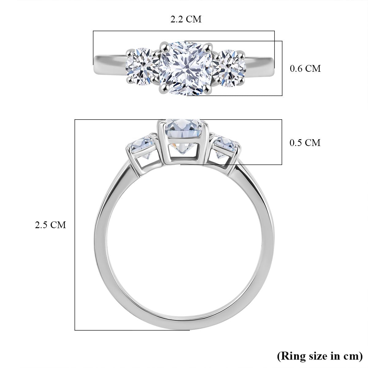 LUXURIANT 1.5 Ct. Lab Grown Diamond Ring 950 Platinum SGL Certified 8021734 6