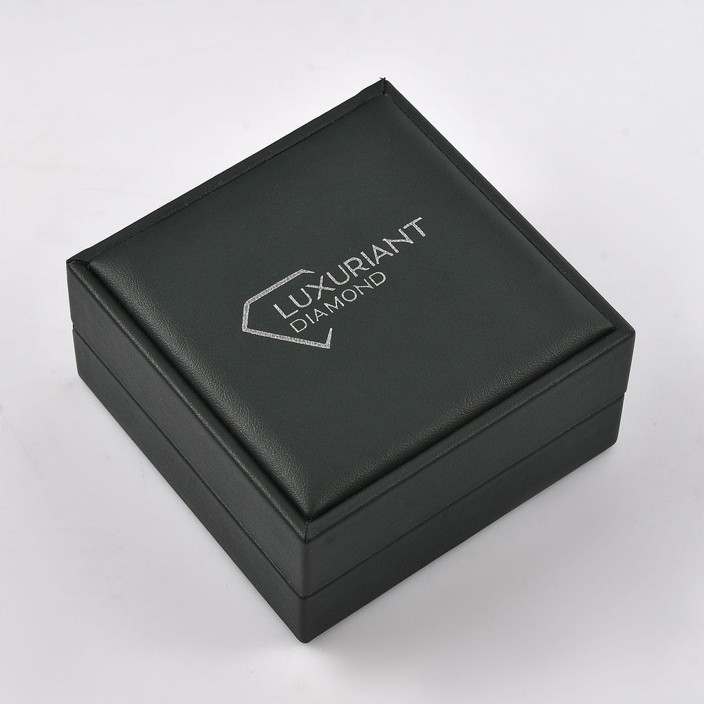Luxuriant - 950 Platinum SGL Certified (VS/EF) Lab Grown Diamond Trilogy Ring 1.56 Ct, Platinum Wt 4.31 Gms._8021734_8