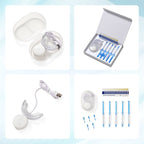 Beautech Professional LED Teeth Whitening Kit - 32 LEDs, 3 Light Modes, 10 Gel Syringes, USB Charging, 16-Min Timer